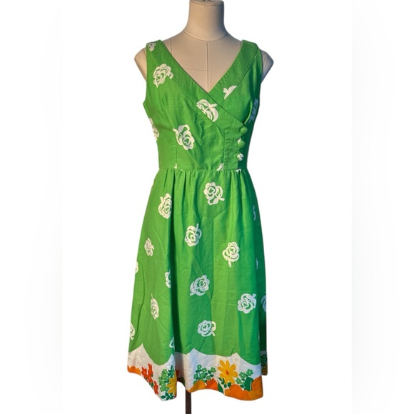 Malia Honolulu Dresses & Skirts - 60’s Malia Hawaii floral sleeveless dress